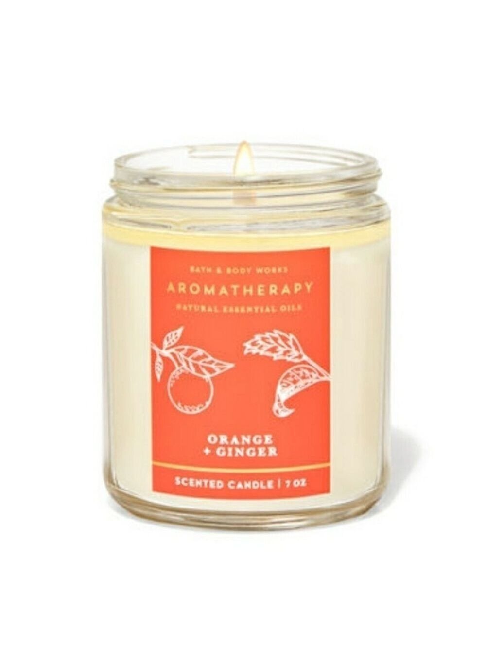 ORANGE GINGER "ENERGY" SINGLE WICK CANDLE